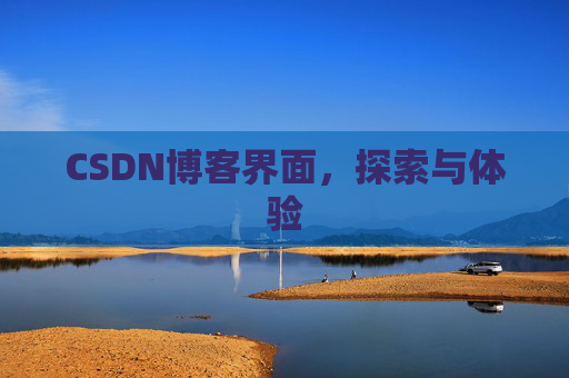 CSDN博客界面，探索与体验